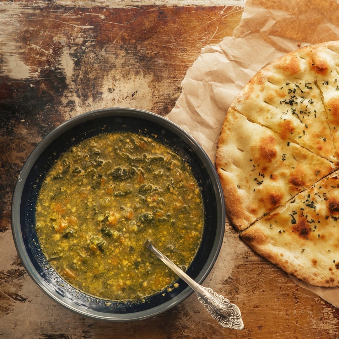 Ägyptische Spinatsuppe 