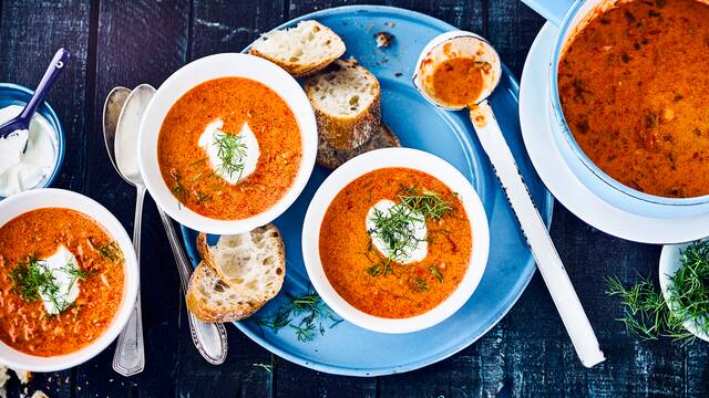 Ajvar-Suppe