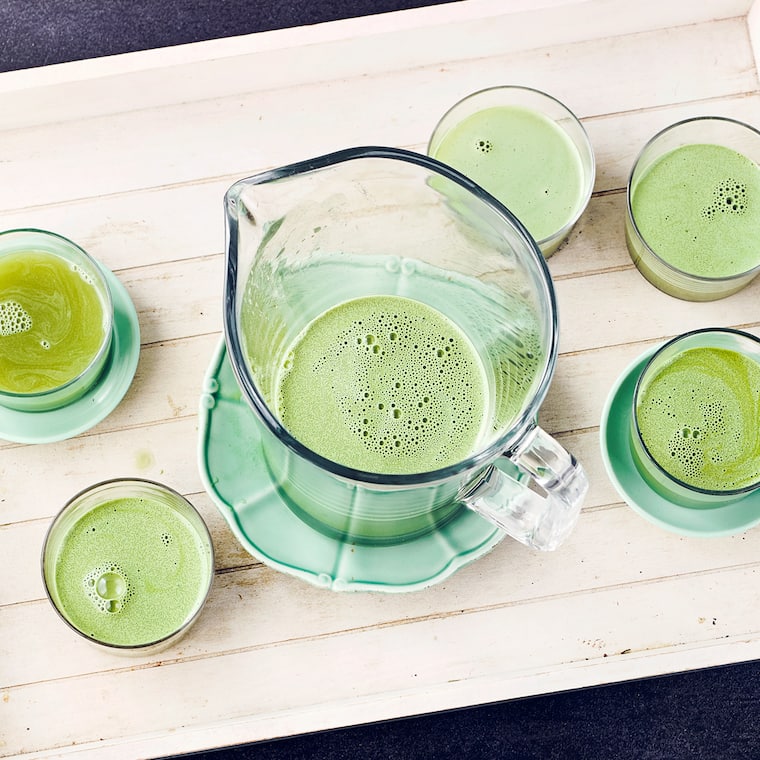 Apfel-Matcha-Saft