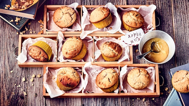 Apfelmusmuffins