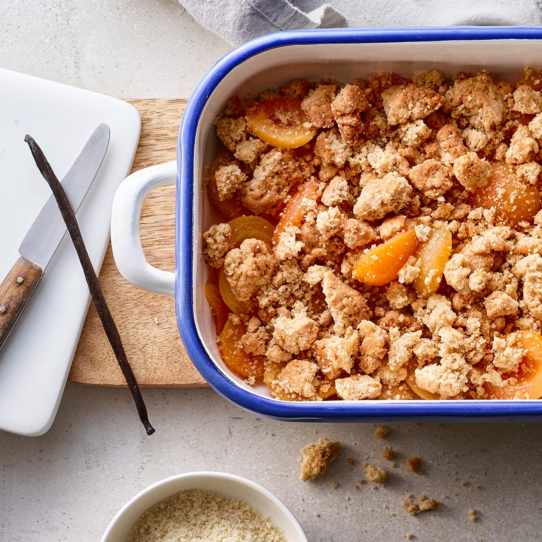 Aprikosen-Crumble - Rezept | EDEKA