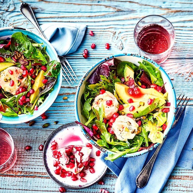 Avocado-Granatapfel-Salat