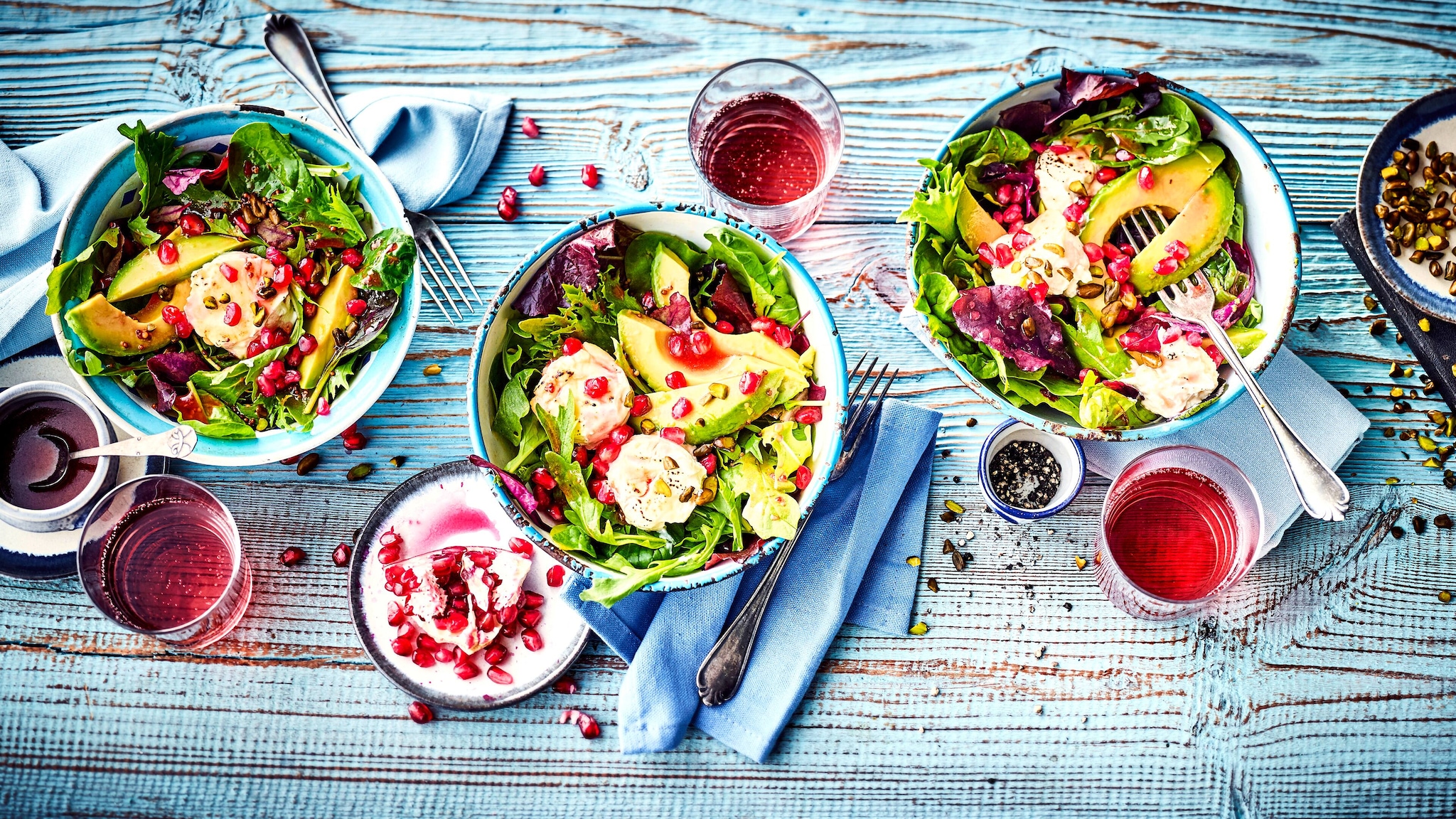 Avocado-Granatapfel-Salat