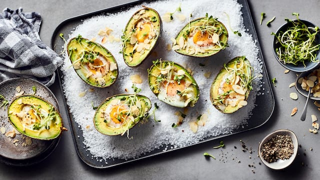 Avocado mit Ei