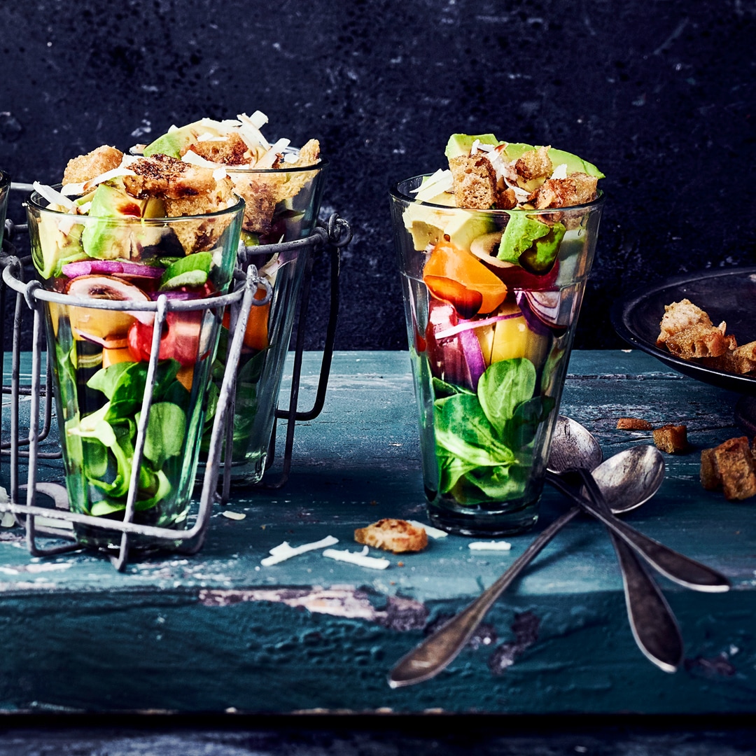 Avocado Triffle im Glas