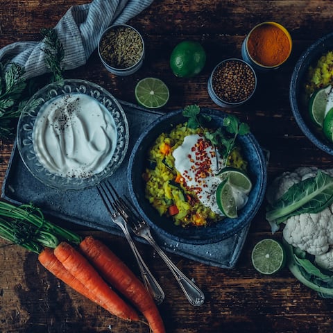 Ayurvedisches Kitchari mit Gemüse