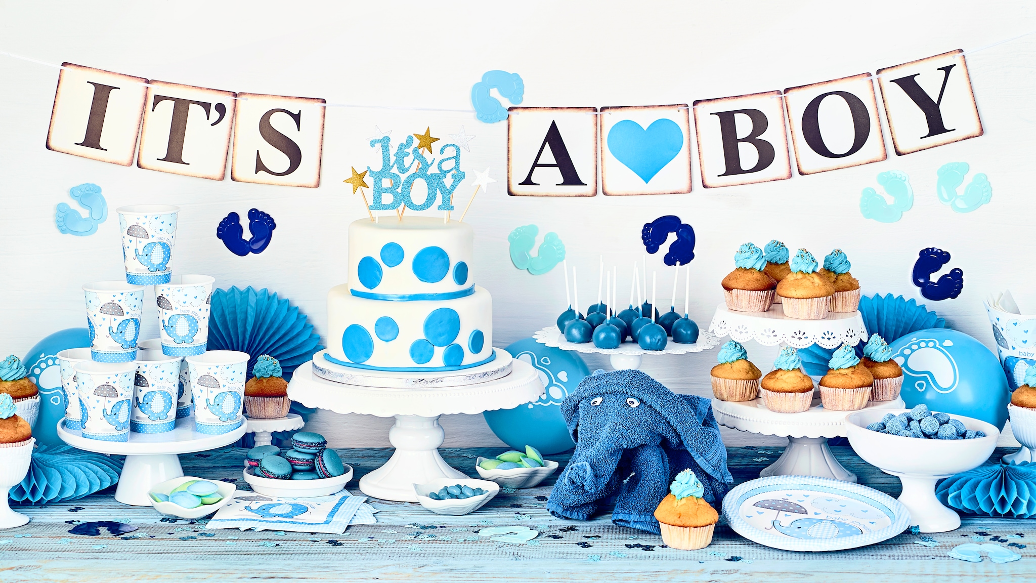 Babyparty Boy Buffet