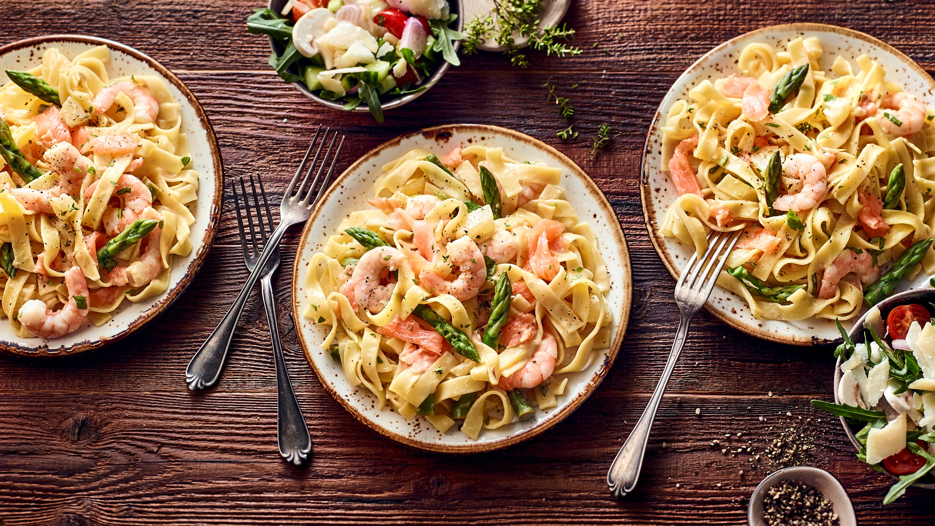 Bandnudeln mit Scampi - Rezept | EDEKA