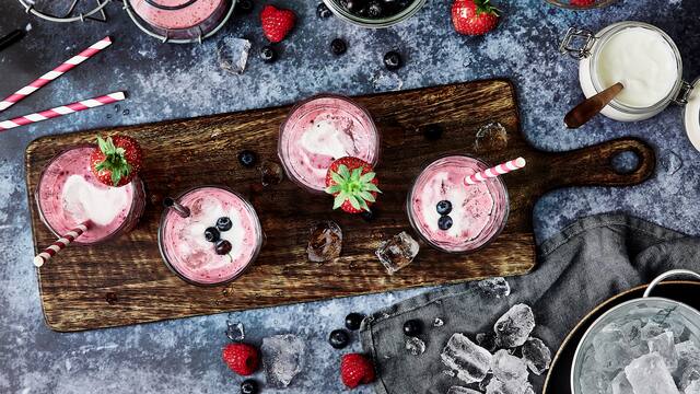 Beeren-Milchshake