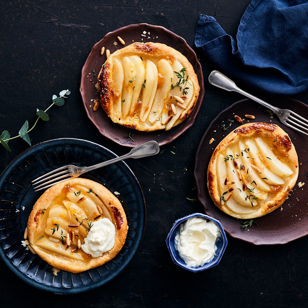 Birnen-Blätterteig-Tartelette Rezept | EDEKA