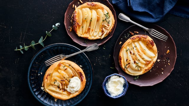 Birnen-Blätterteig-Tartelette 