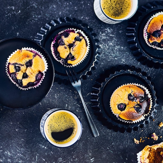 Unsere Blaubeer-Buttermilch-Muffins werden herrlich fluffig und zergehen im Mund: Probieren Sie es aus!