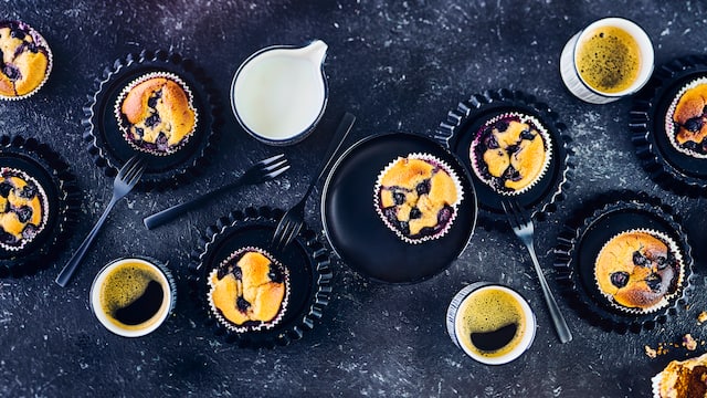 Blaubeer-Buttermilch-Muffins