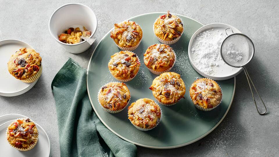 Bratapfel-Muffins