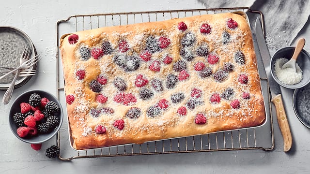 Brombeer-Himbeer-Kuchen