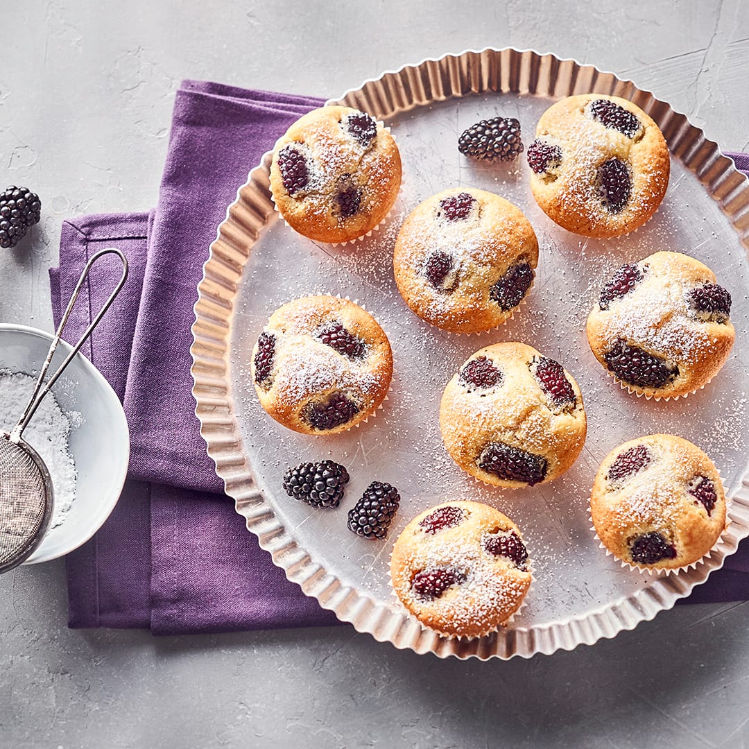 Brombeer Muffins