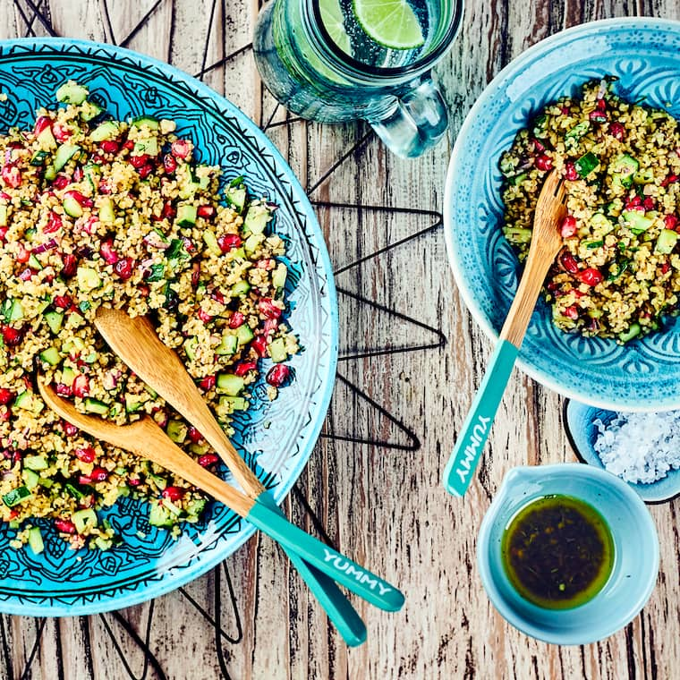 Bulgur-Kräuter-Salat mit Granatapfel