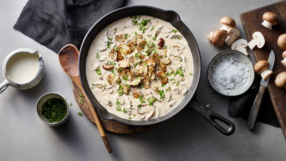 Champignon-Rahmsoße