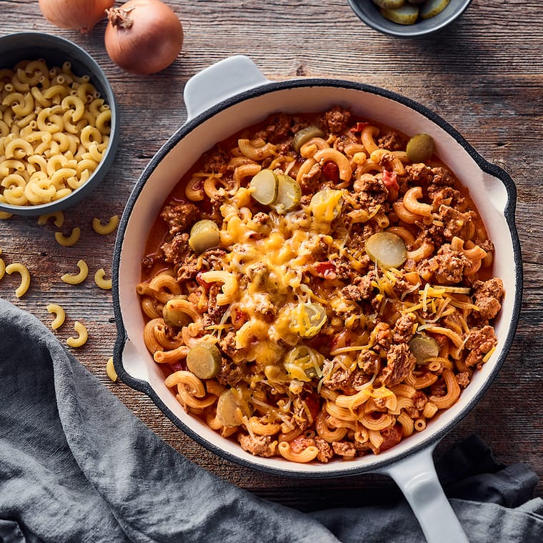 Cheeseburger Pasta