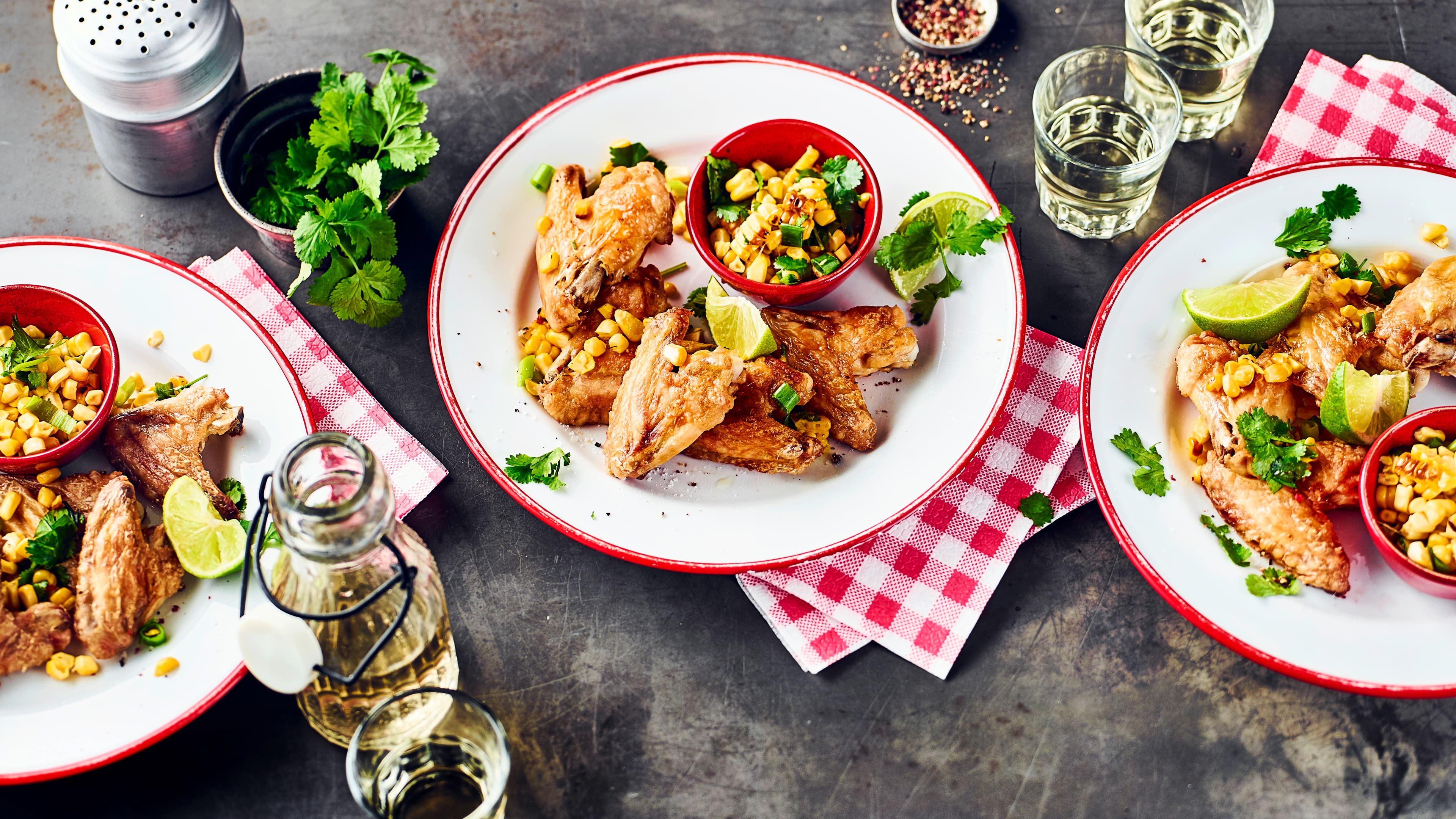 Chicken Wings mit Maissalat - Rezept | EDEKA