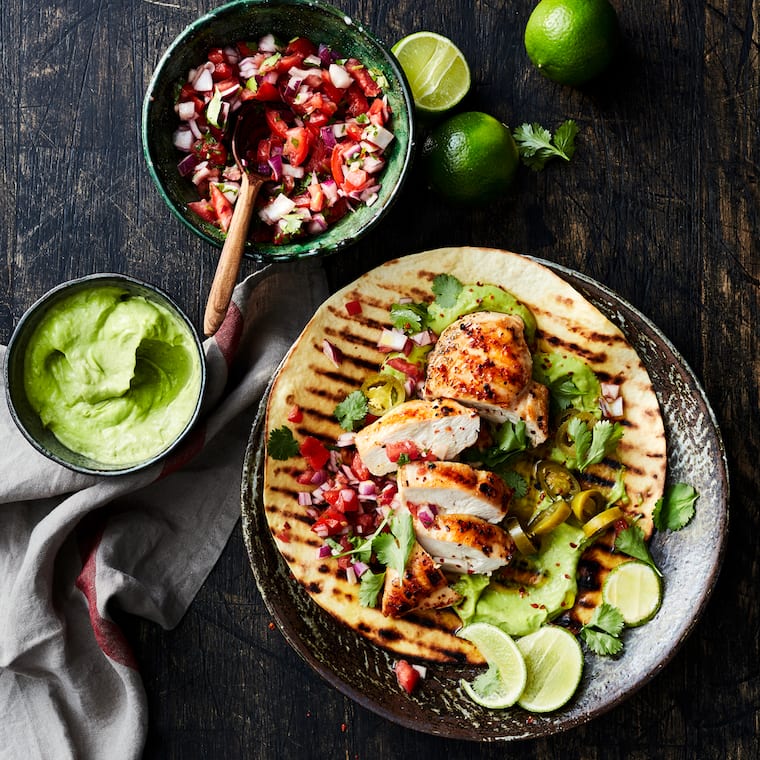 Chili-Hähnchen mit Salsa