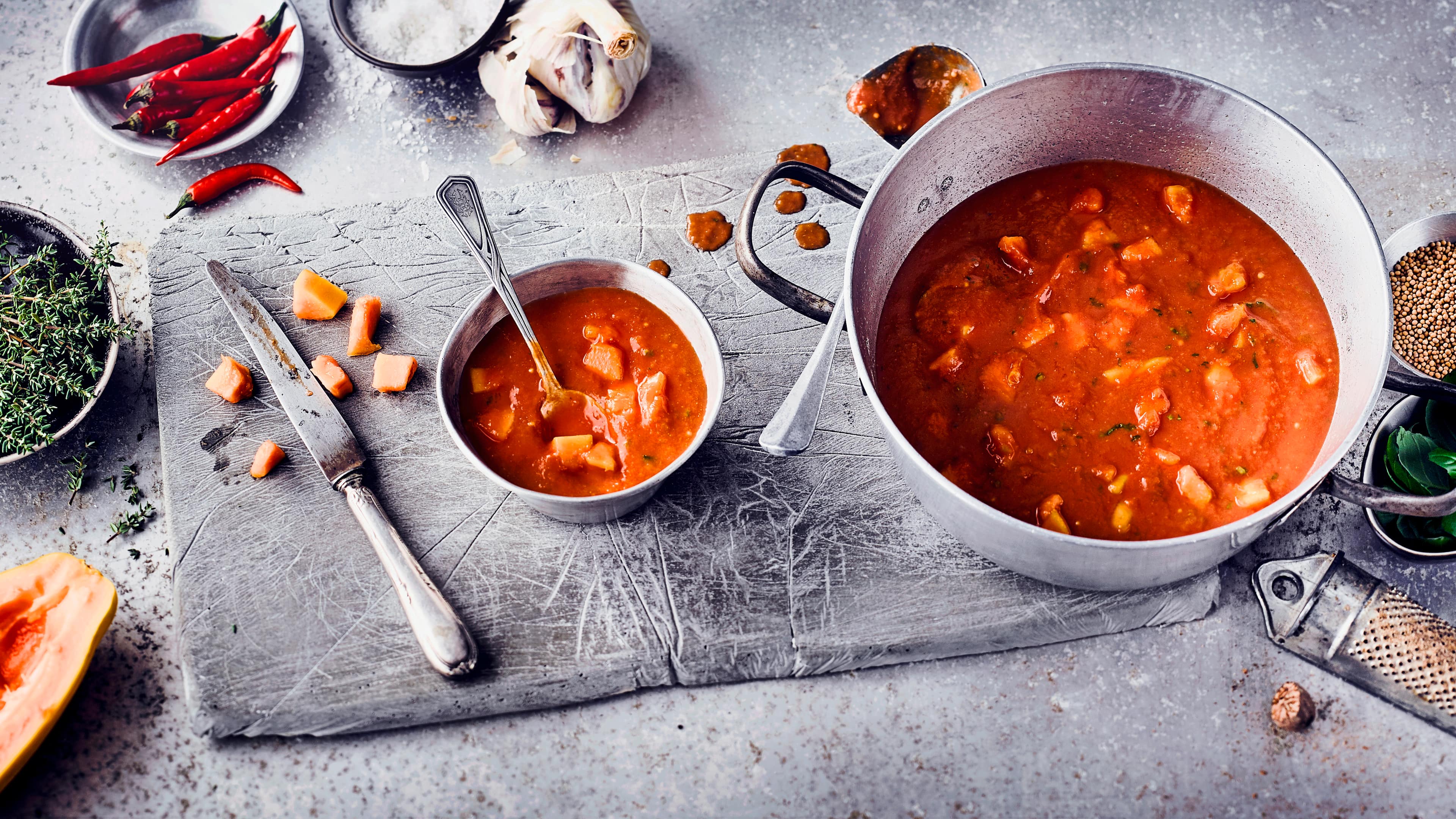 Chilisauce mit Papaya