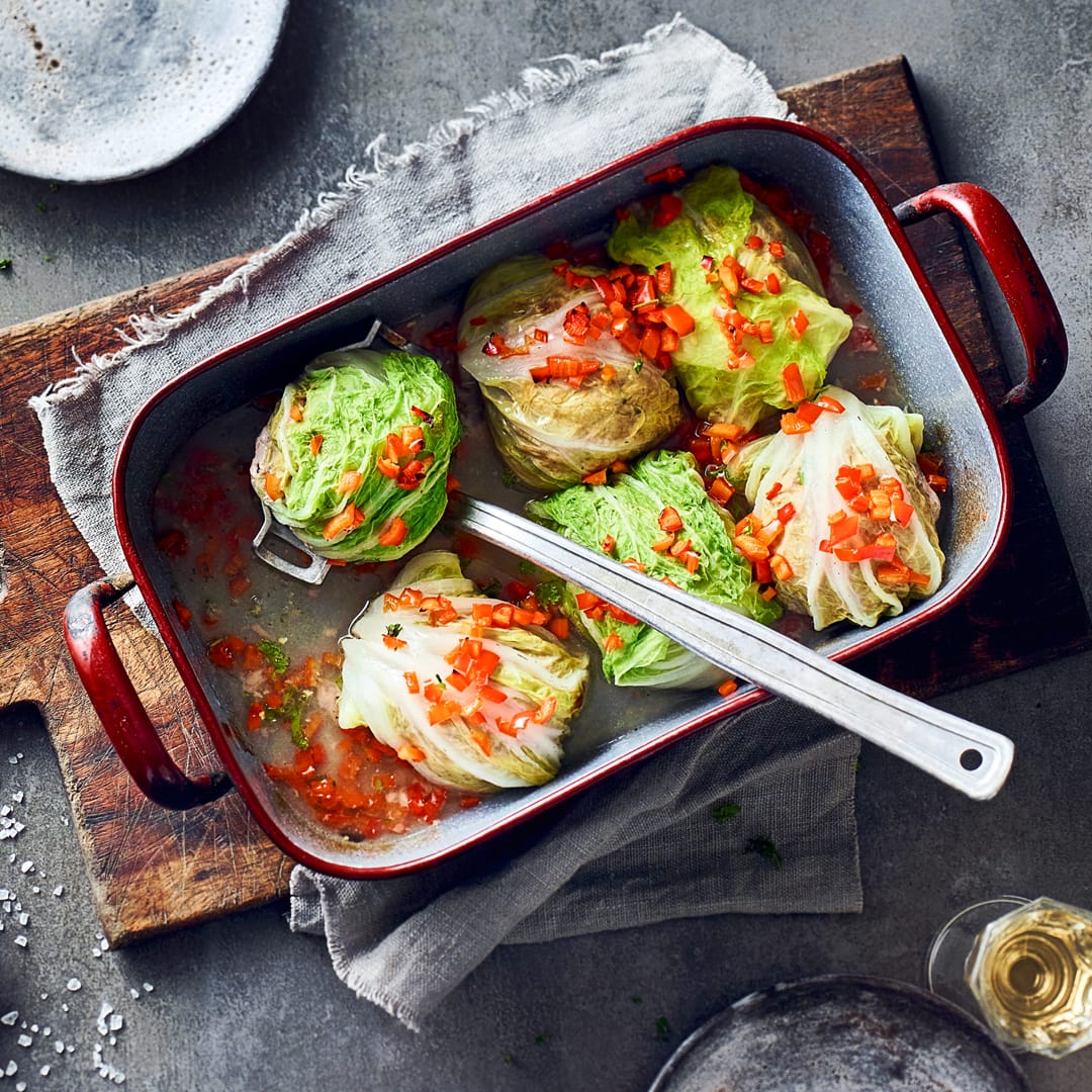 Chinakohl Rouladen In TomatensoßE - Rezepte Suchen