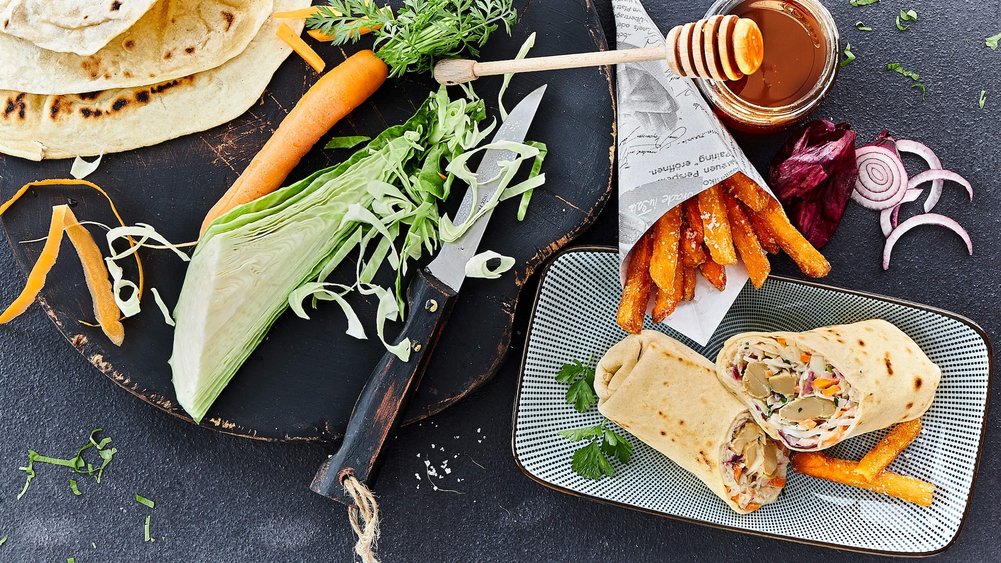 Wie Viele Kalorien Hat Ein Wrap Ohne Belag Coleslaw-Wrap - Rezept | EDEKA