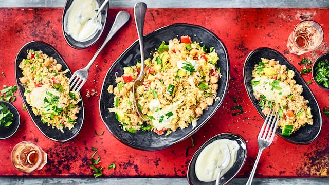 Couscous-Salat mit Fenchel