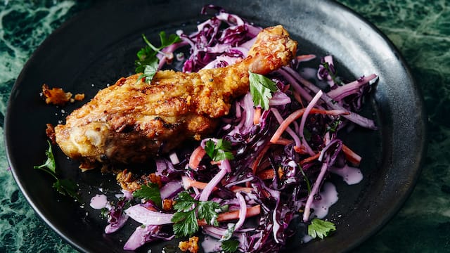 Cremiger Rotkohl-Slaw