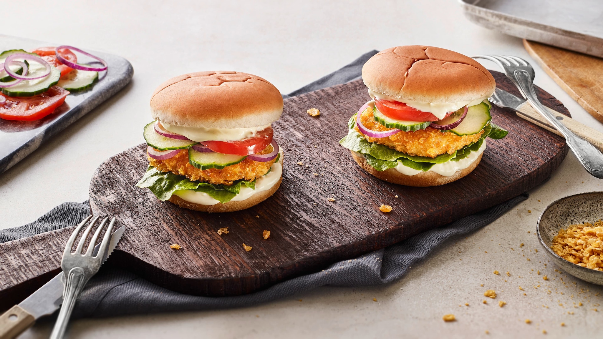 Crispy Chicken Burger Rezept EDEKA