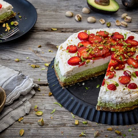 Raw Cake mit Avocado