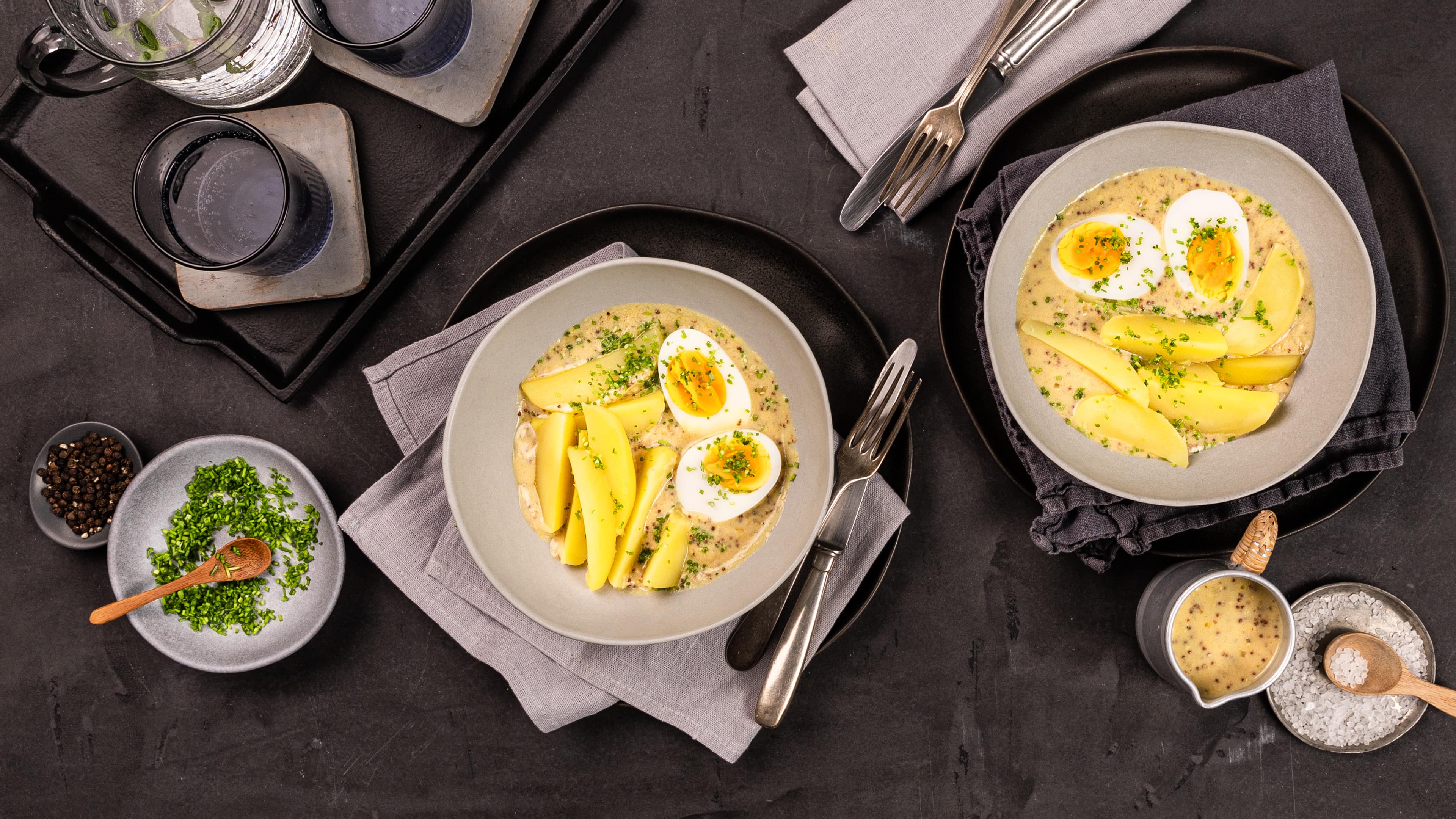 Eier in Senfsoße - Rezept | EDEKA