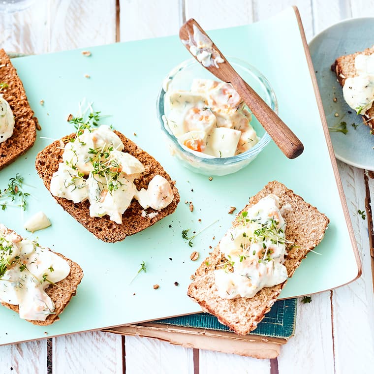 Eiersalat mit Kresse