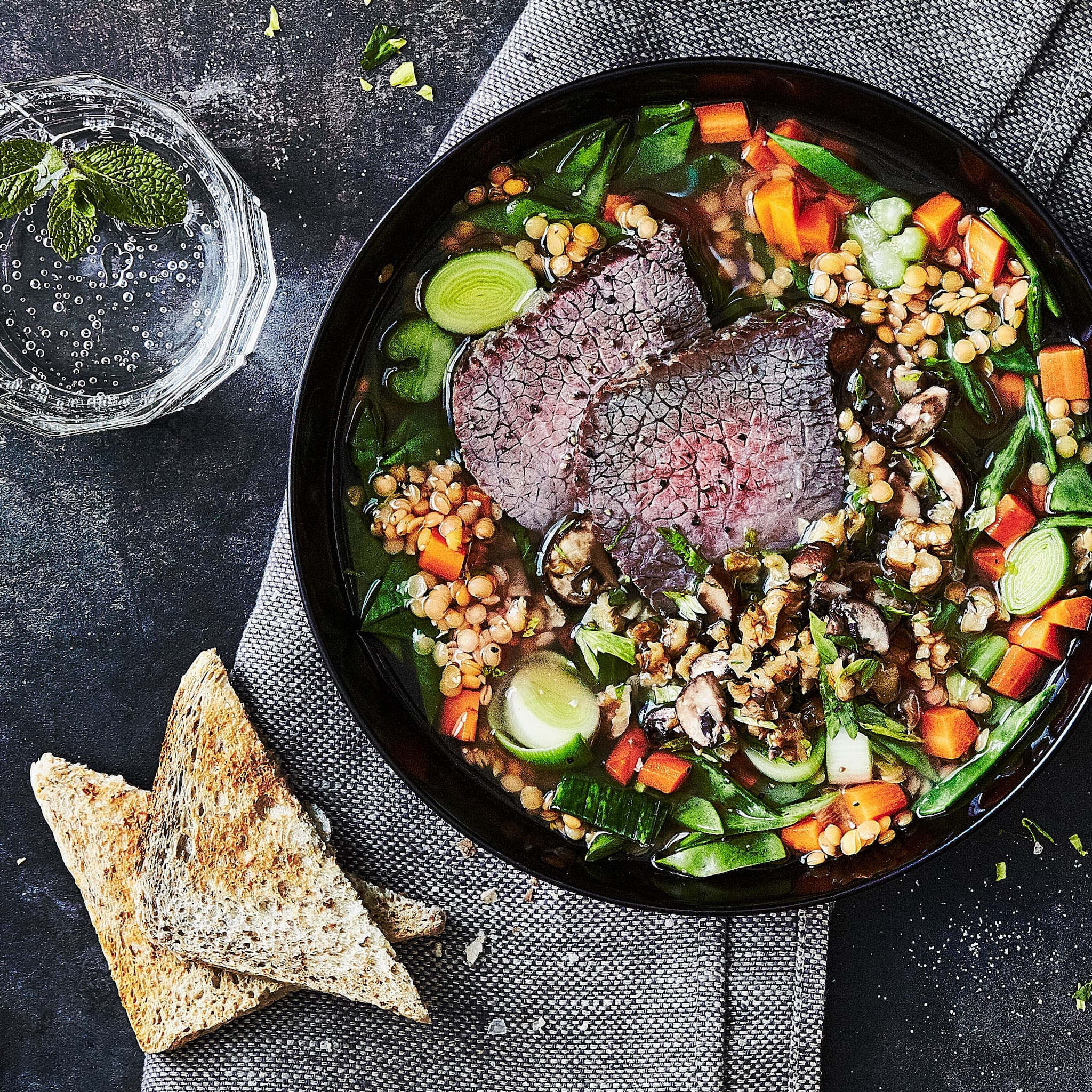 Eintopf mit Rindfleisch 