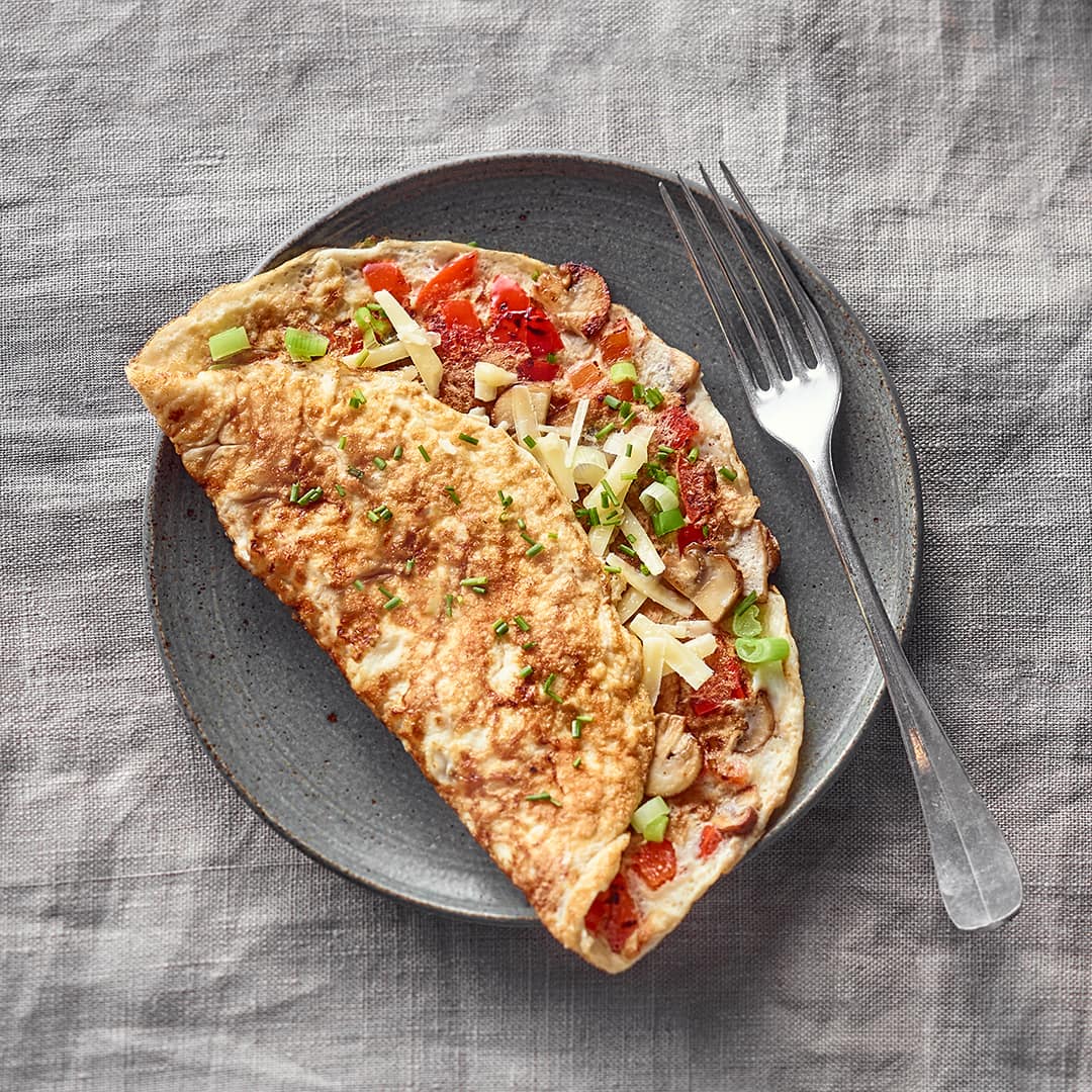 Fluffiges Eiweiß-Omelett