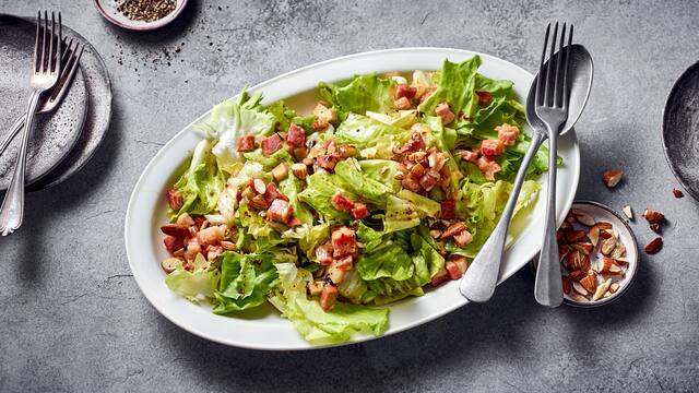 Endiviensalat mit Speck