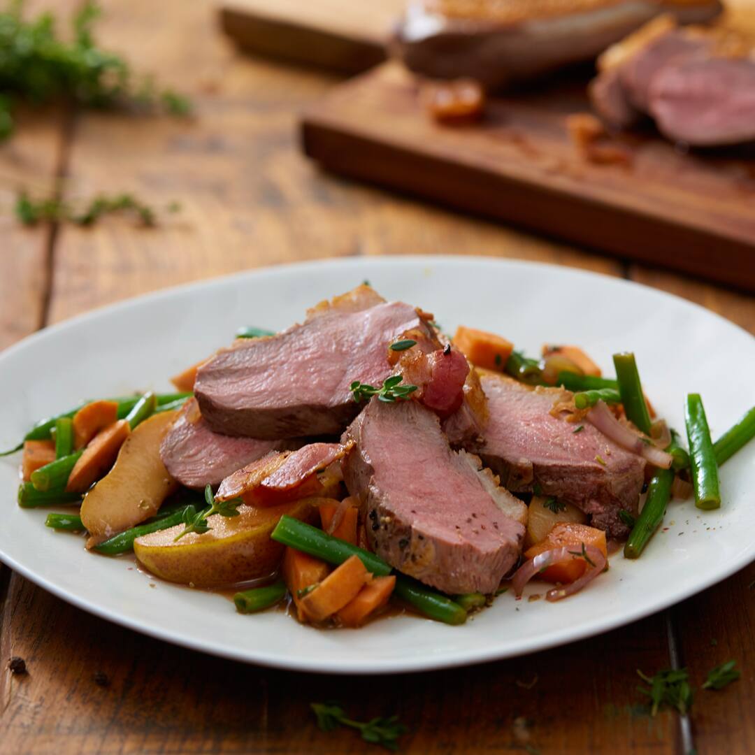 Entenbrust mit Birnenragout - Rezept | EDEKA