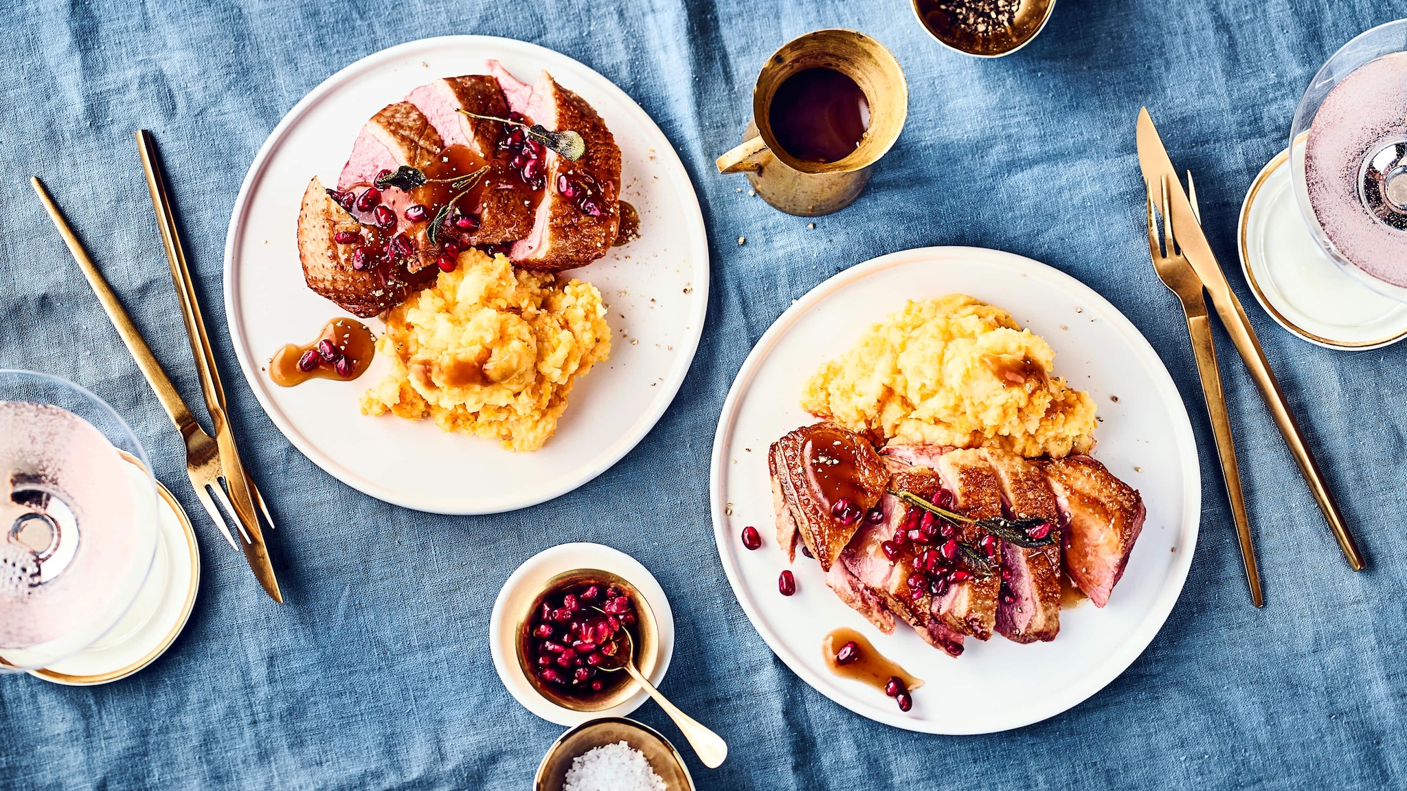 Entenbrust mit Soße