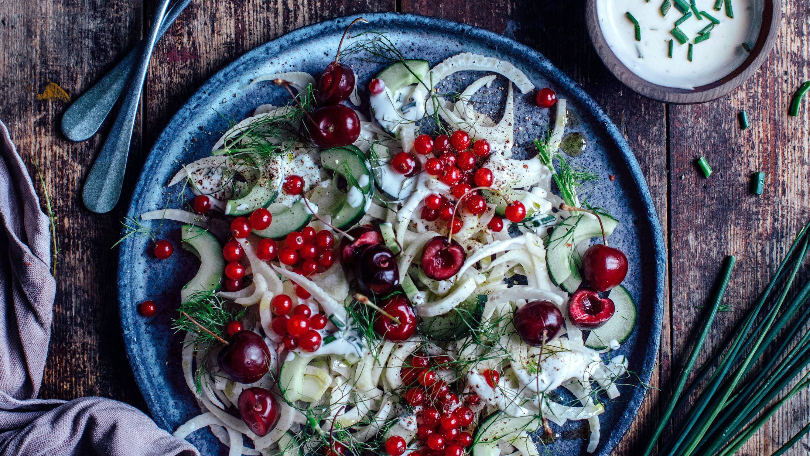 Fenchel-Johannisbeer-Salat - Rezept | EDEKA