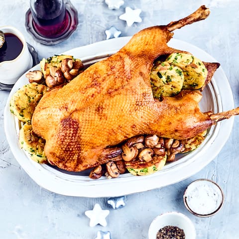 Festlicher Gänsebraten