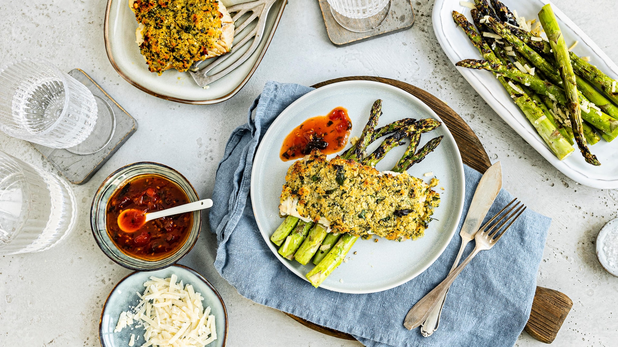 Fisch Bordelaise vom Grill