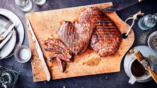 Flanksteak mit Gin Marinade