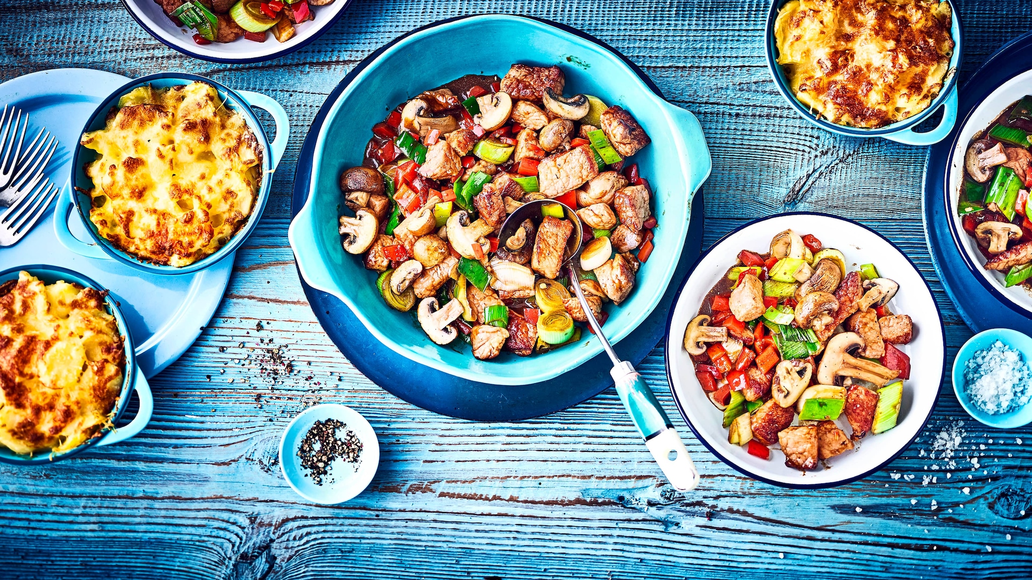 Fleisch-Laucheintopf