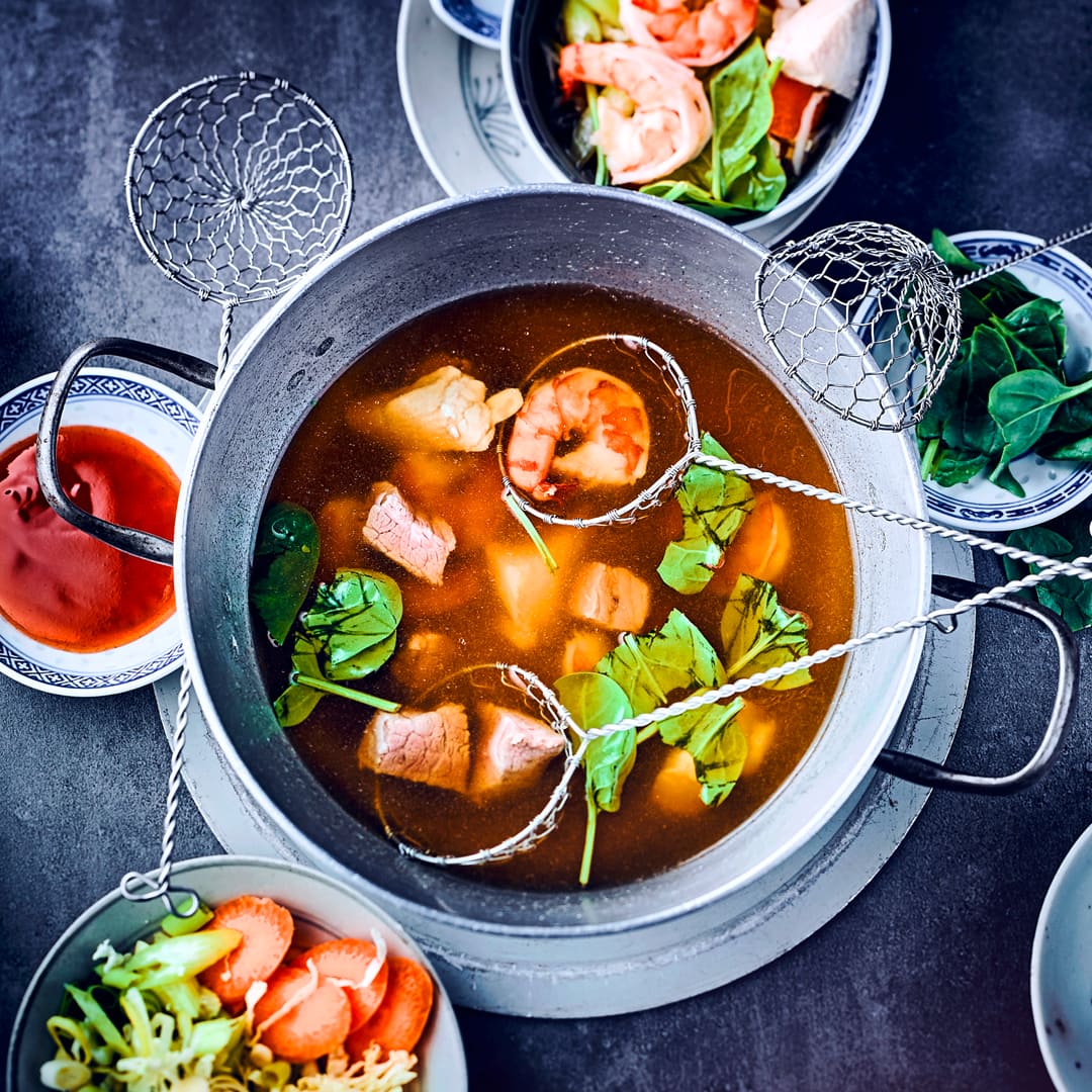 Fondue chinoise Rezept EDEKA