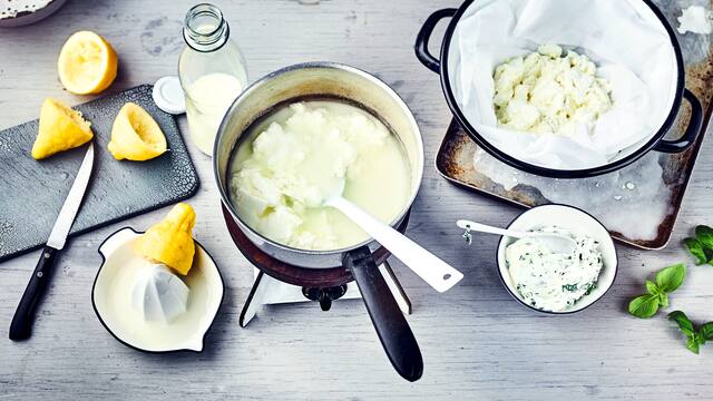 Frischkäse selber machen