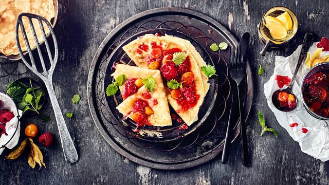 Fruchtige Crêpes