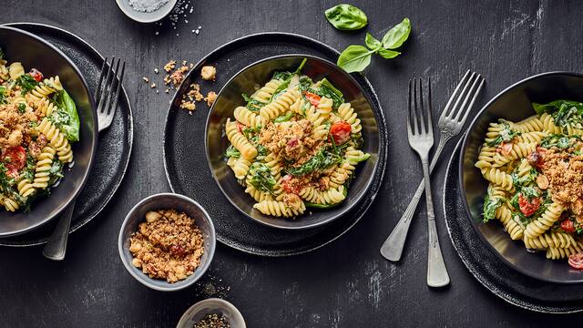 Fusilli agli spinaci