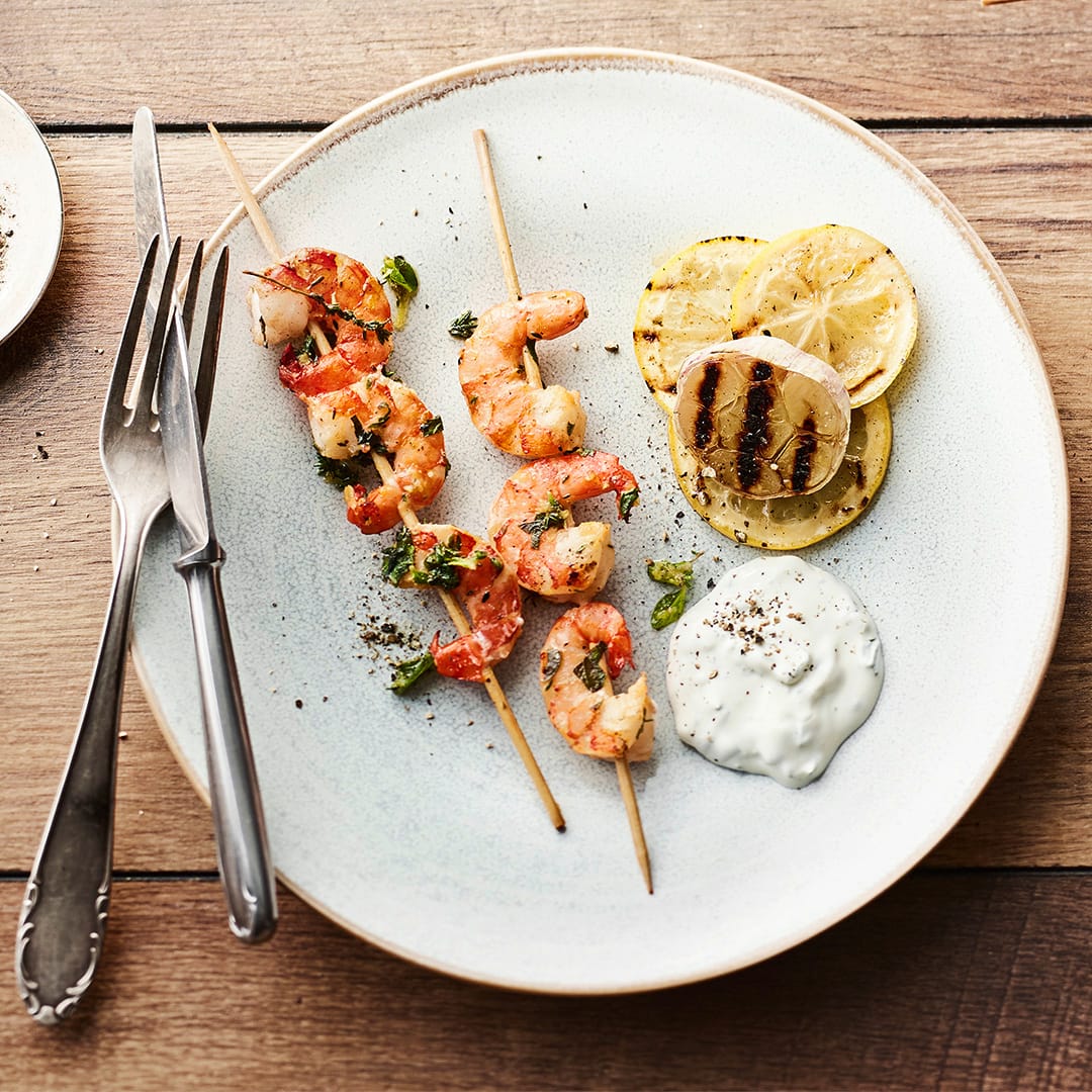 Garnelenspieße vom Grill Rezept | EDEKA