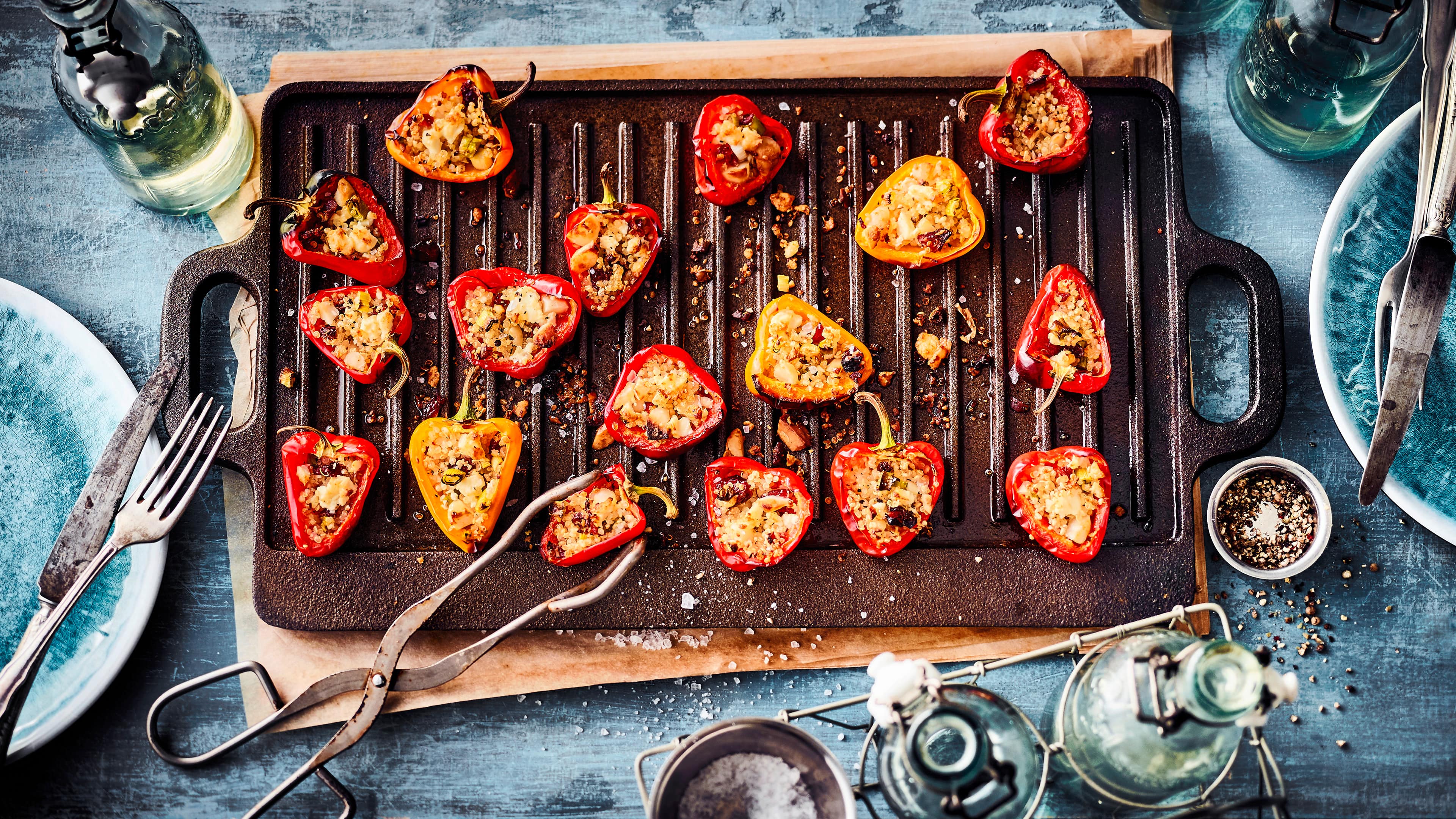 Gefüllte Mini-Paprika - Rezept | EDEKA